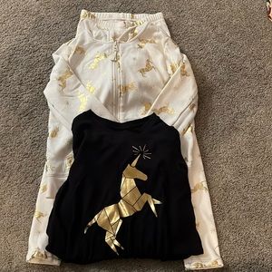 Cat and Jack Unicorn Jacket, Pants and Shirt Set